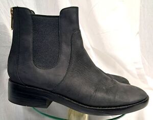 Cole Haan Women's Reid Waterproof Suede Black Ankle Boot 7.5